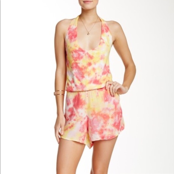 Young Fabulous & Broke Tie Dye Halter Romper S - Picture 5 of 5